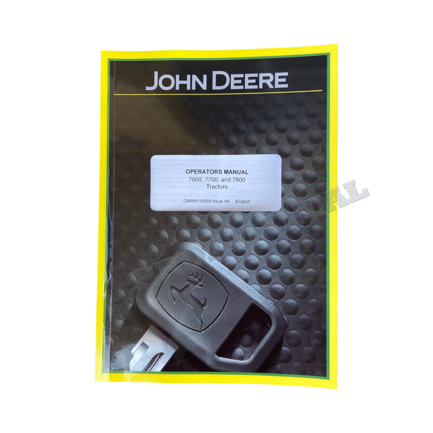 MANUEL D'UTILISATION DU TRACTEUR JOHN DEERE 7600 7700 7800 + !BONUS!