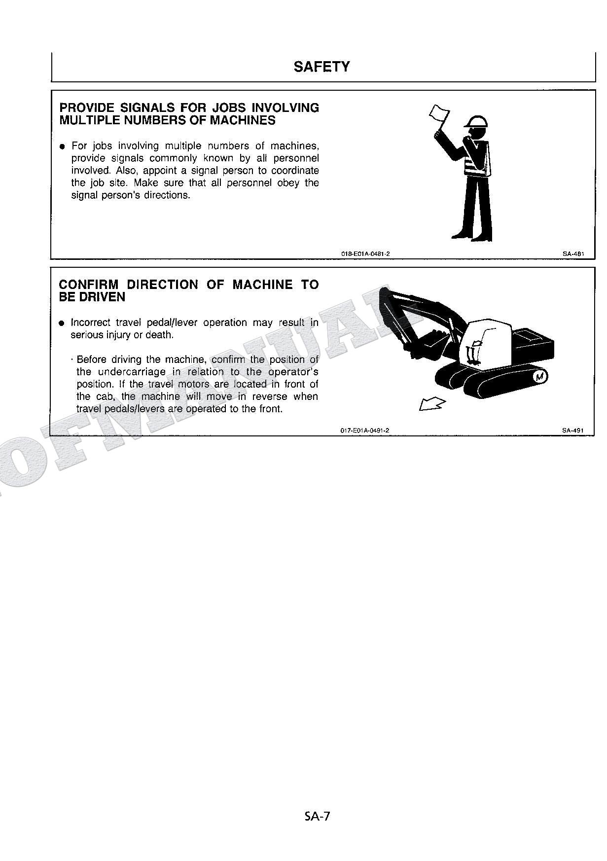 HITACHI EX300-3C Excavator Service manual Troubleshooting with Big Schematics