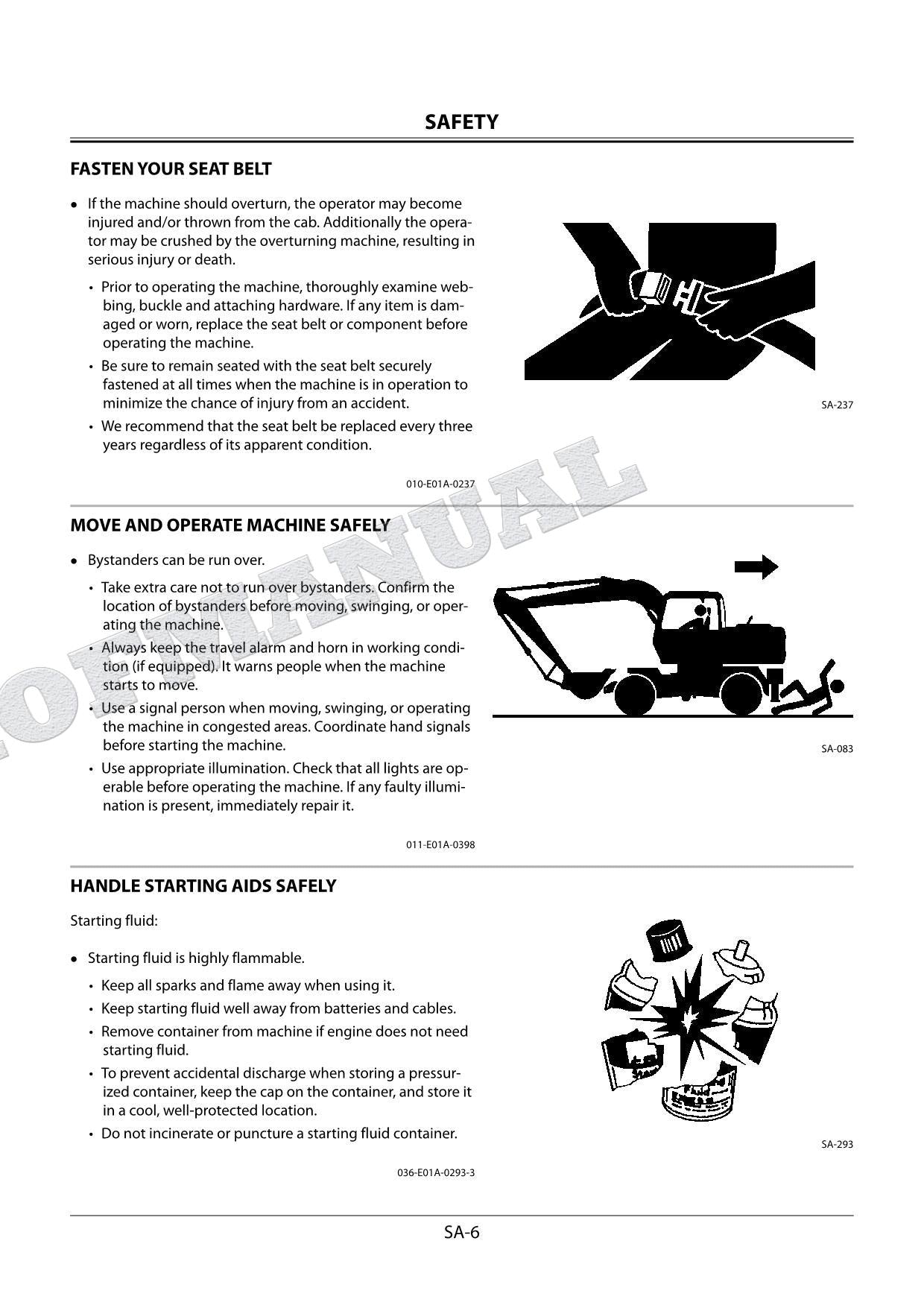 HITACHI ZX210W-3 ZX220W-3 Excavator Service manual Troubleshooting