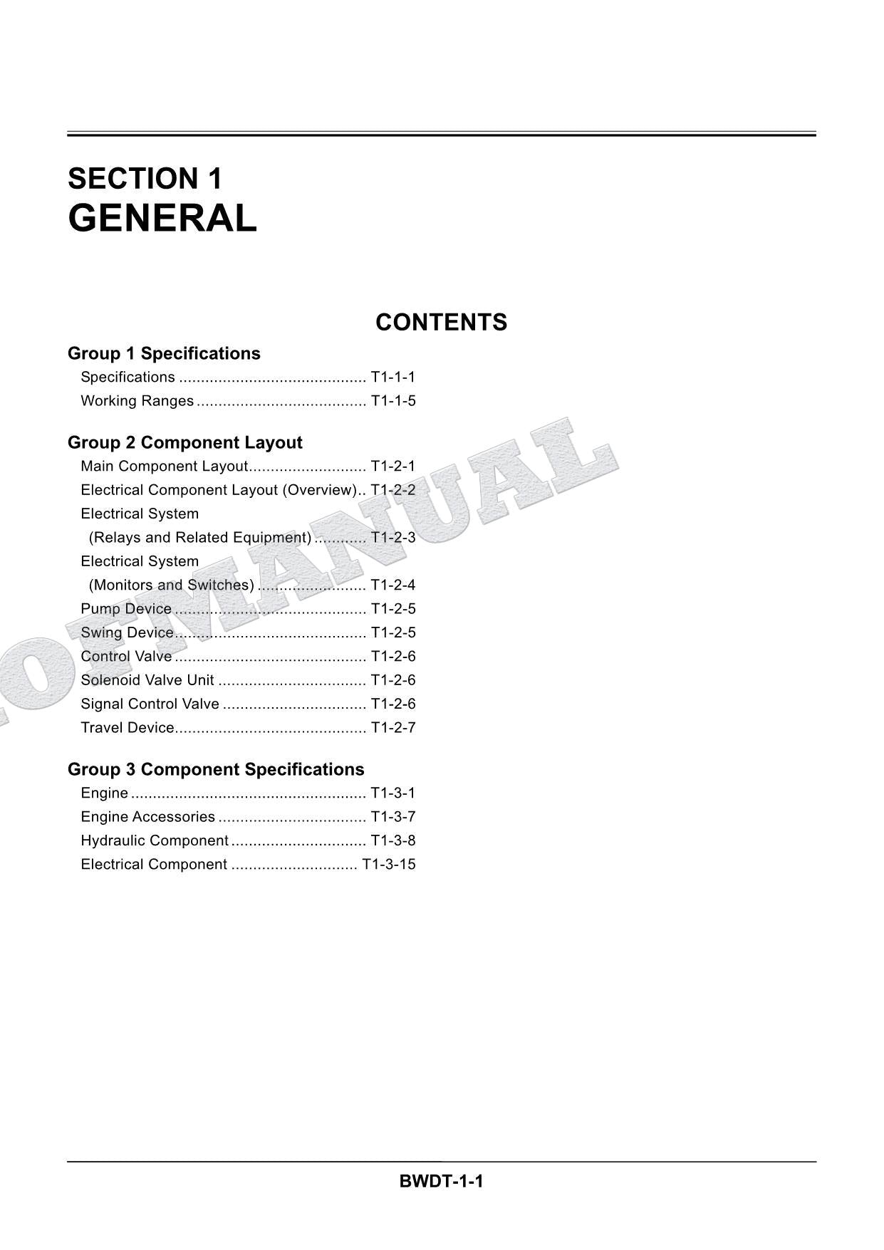 HITACHI ZX200-3G ZX240-3G Excavator Service Manual Operat Principle