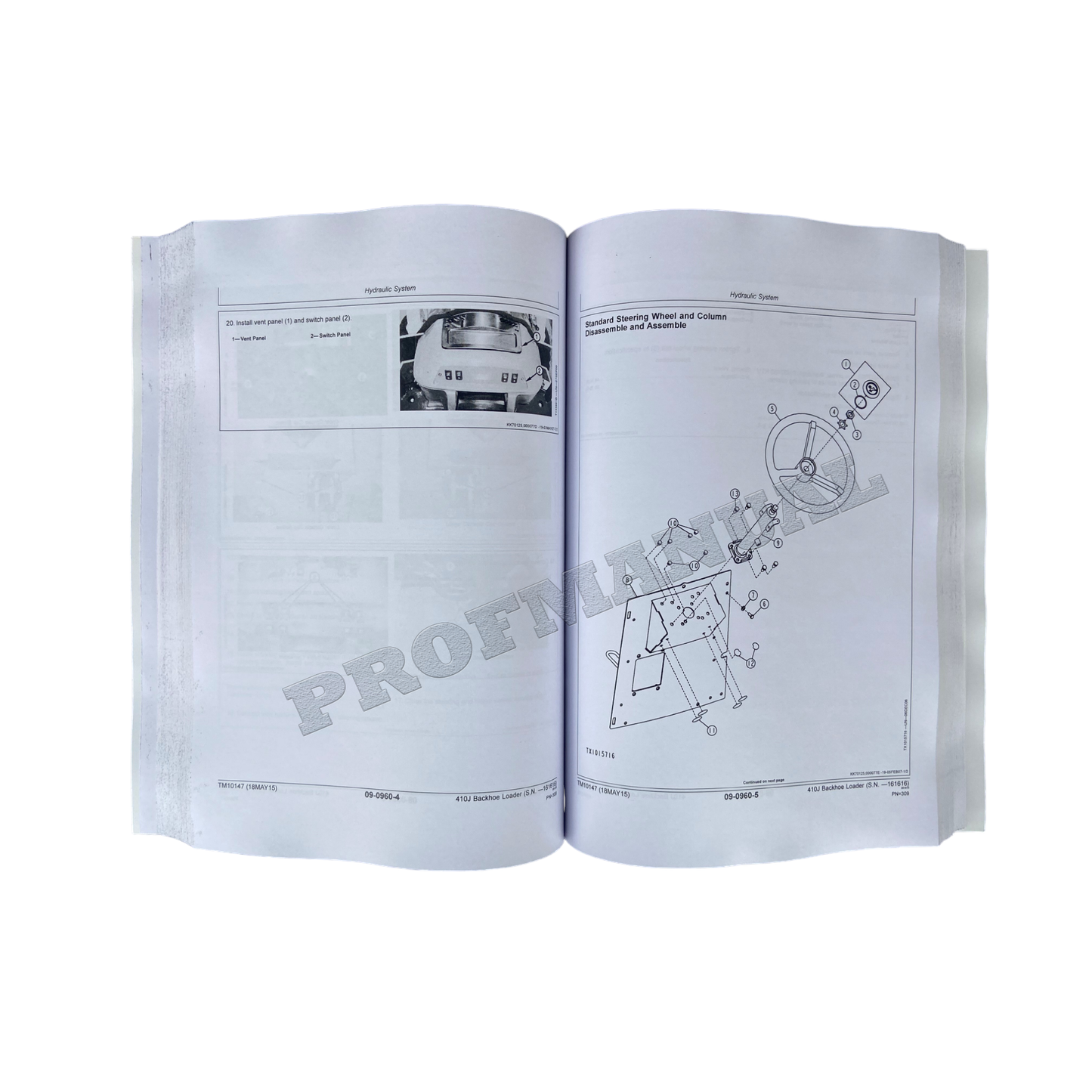 JONH DEERE 410J BACKHOE LOADER REPAIR SERVICE MANUAL + !BONUS! TM10147