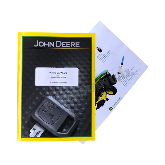 JOHN DEERE 4400 TRACTOR PARTS CATALOG MANUAL + !BONUS!