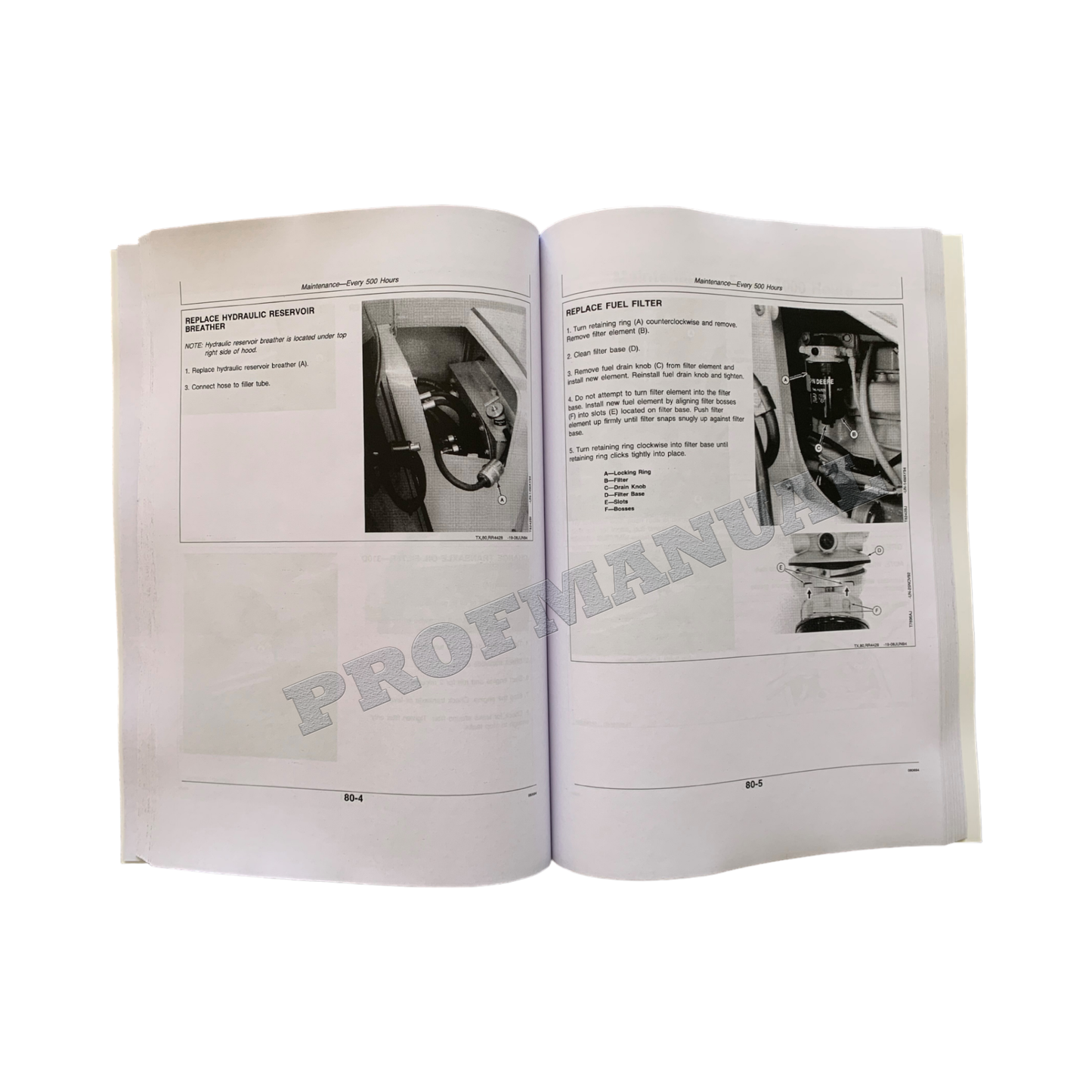 JOHN DEERE 300D 310D BAGGERBAGGER-BETRIEBSHANDBUCH NR. 2 