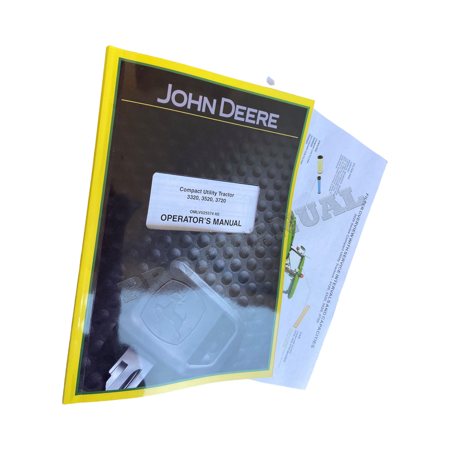 JOHN DEERE 3320 3520 3720 TRACTOR OPERATORS MANUAL + !BONUS! OMLVU25574