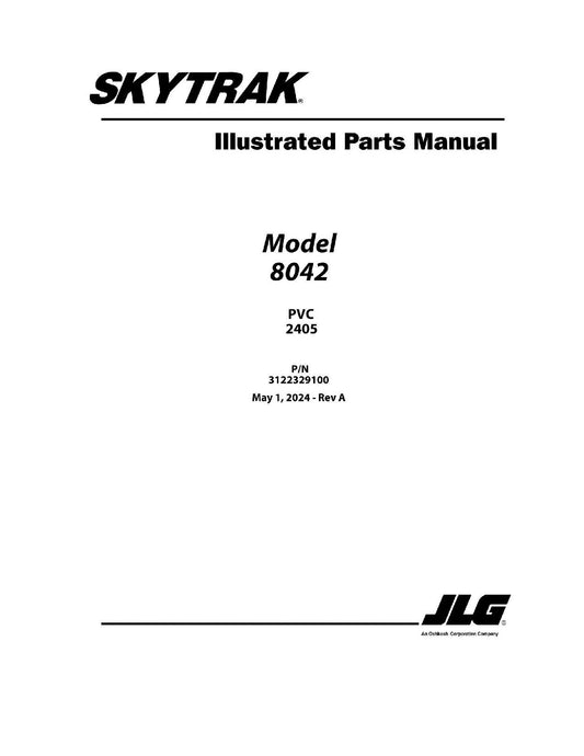 SKYTRAK 8042 Telehandler Parts Catalog Manual