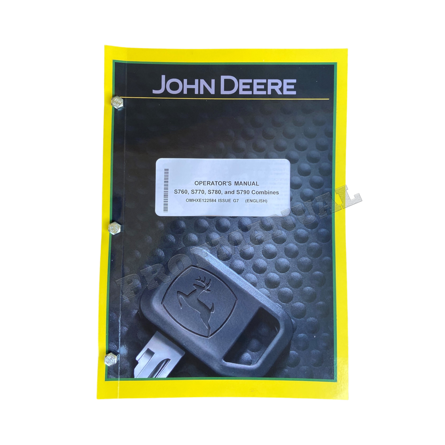 JOHN DEERE S760 S770 S780 S790 MÄHDRESCHER-BETRIEBSHANDBUCH + !BONUS! 800001- 