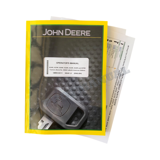 JOHN DEERE 8245R 8270R 8295R 8320R TRAKTOR-BETRIEBSHANDBUCH 090001-100000