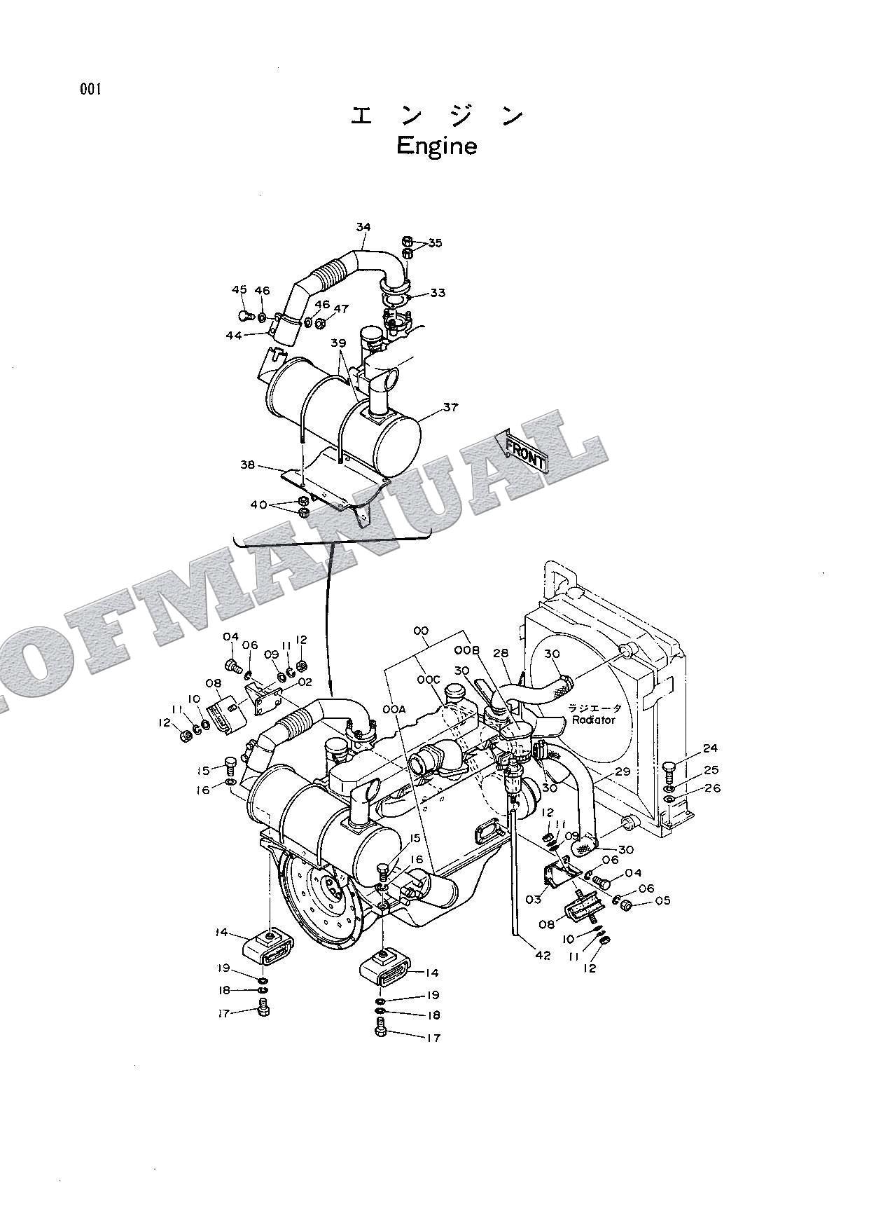 HITACHI EX100WD ADDENDUM Excavator Parts Catalog Manual