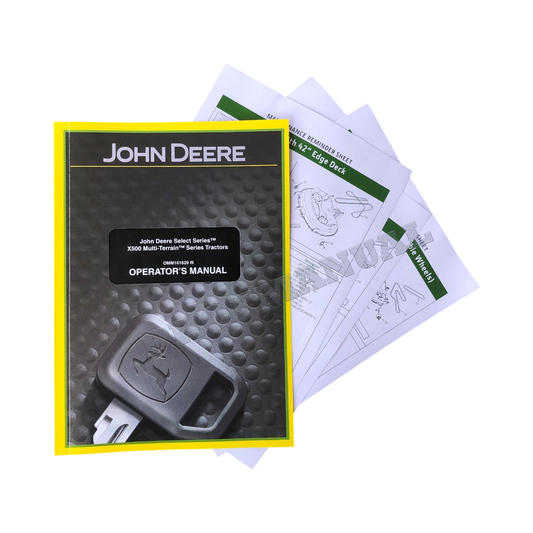 JOHN DEERE X500 X530 X534 X540 TRACTOR OPERATORS MANUAL + !BONUS!