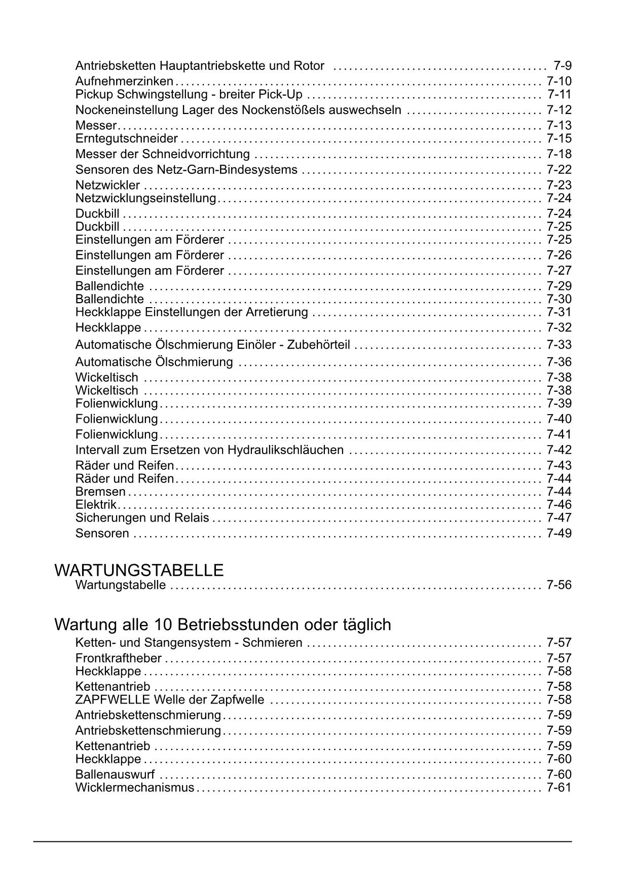 New Holland BR6090 COMBI Rundballenpresse Manuel d'instructions