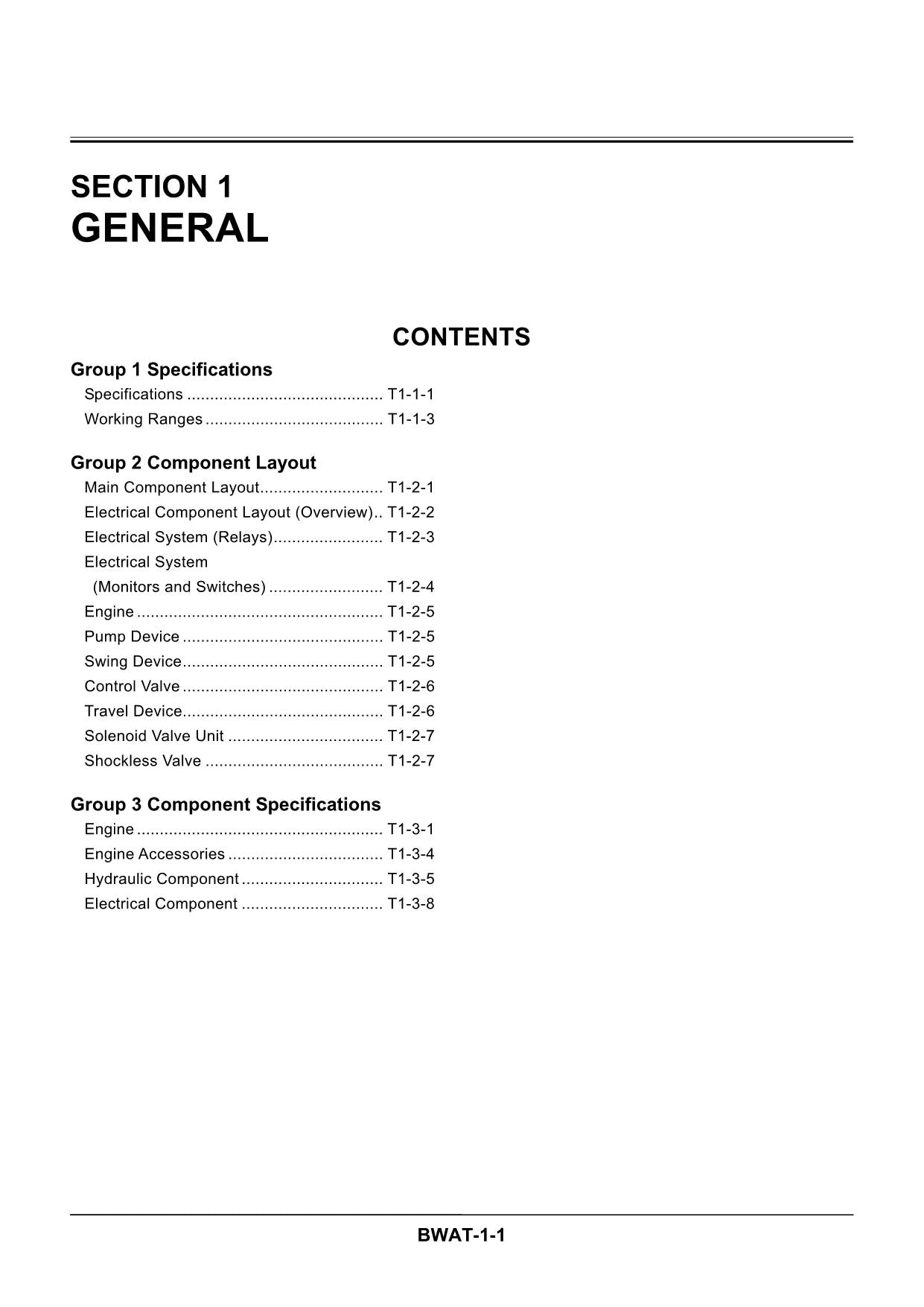 Hitachi ZX330-3G ZX350H-3G Excavator Operational Principle Service manual