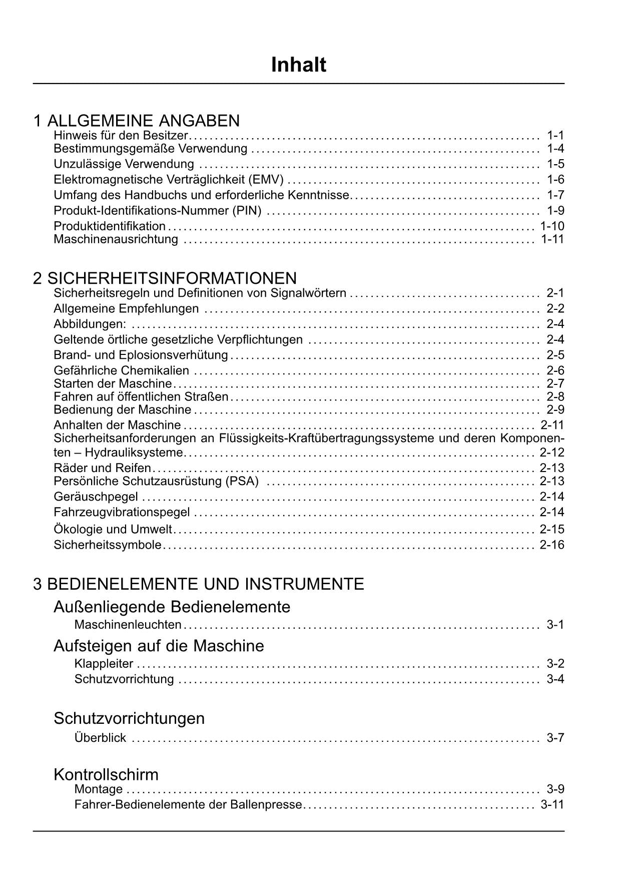 New Holland BR155 Rundballenpresse Manuel d'instructions