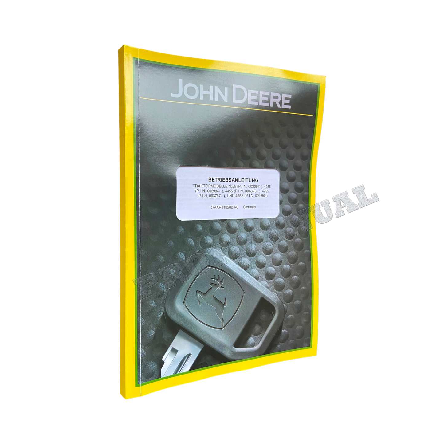 JOHN DEERE 4055 4255 4455 4755 4955 TRAKTOR BETRIEBSANLEITUNG #2