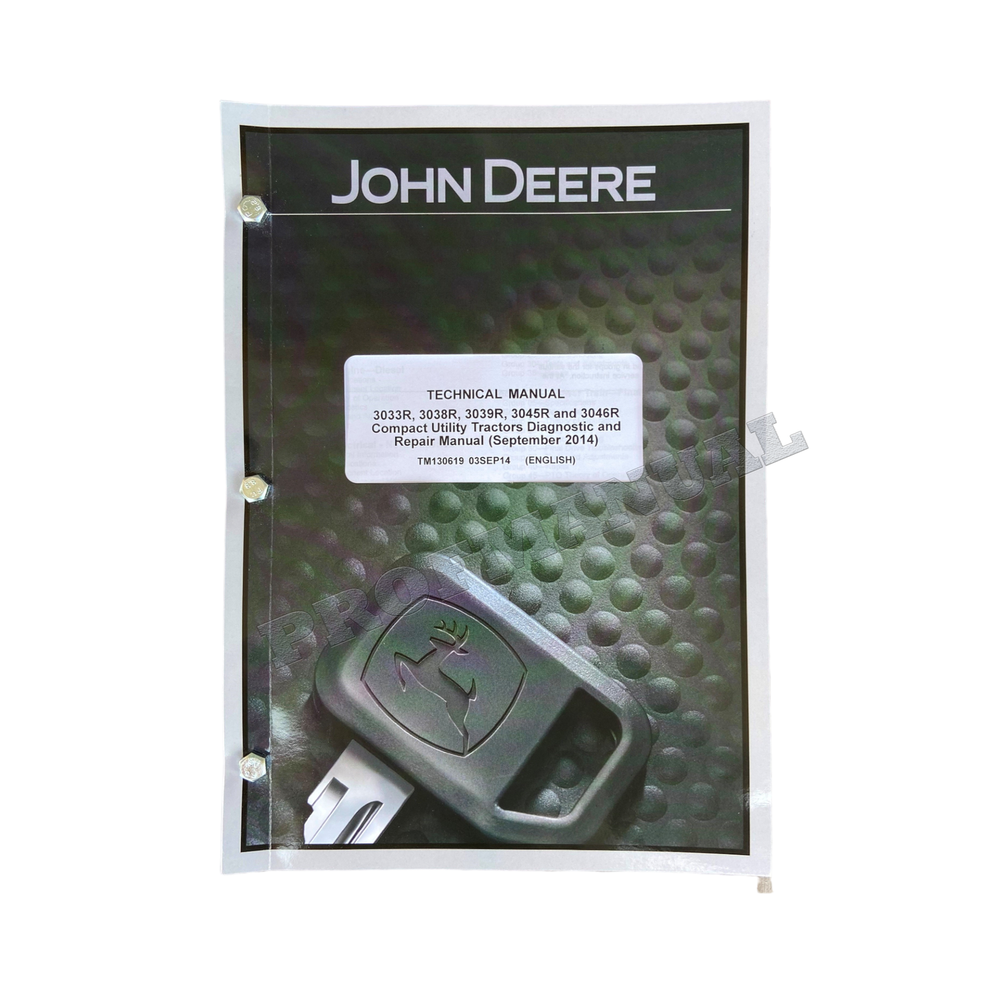 JOHN DEERE 3033R 3038R 3039R 3045R 3046R TRACTOR SERVICE MANUAL + !BONUS!