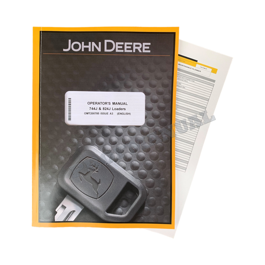 MANUEL D'UTILISATION DU CHARGEUR JOHN DEERE 744J 824J + !BONUS! 