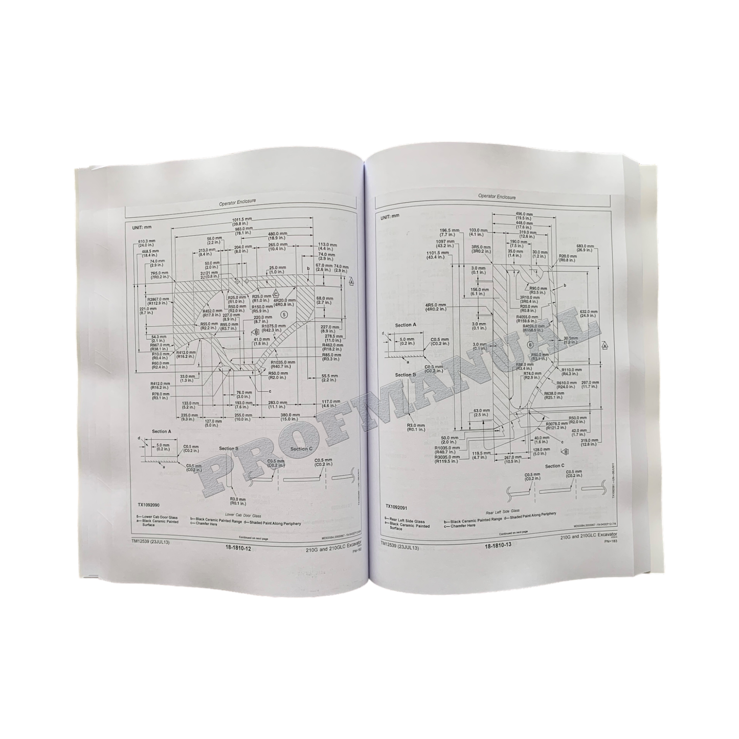 JOHN DEERE 210G 210GLC EXCAVATOR REPAIR SERVICE TECHNICAL MANUAL TM12539 +BONUS!