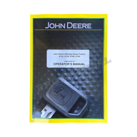 JOHN DEERE X740 X744 X748 X749 TRACTOR OPERATORS MANUAL ser 60001-70000