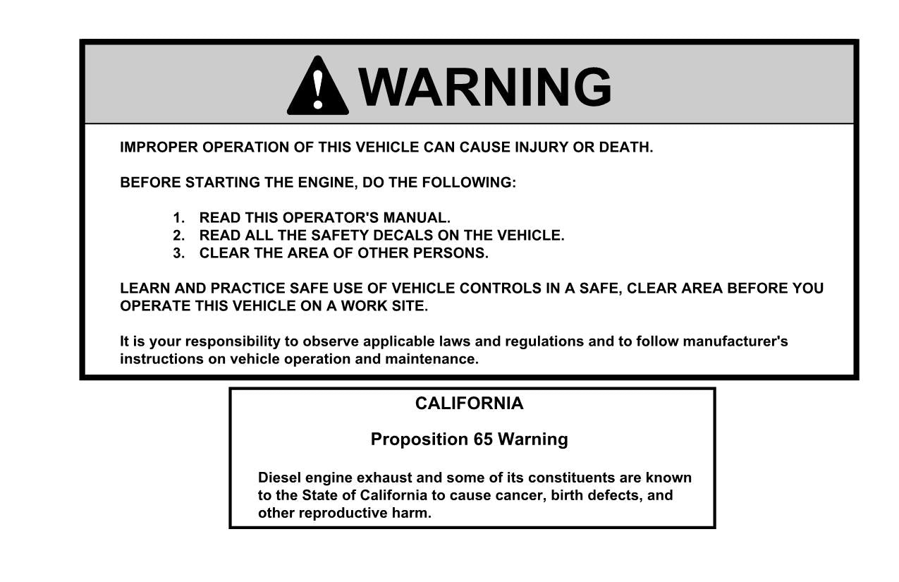 SKYTRAK 10042 8042 Telehandler Maintenance Operation Operators Manual