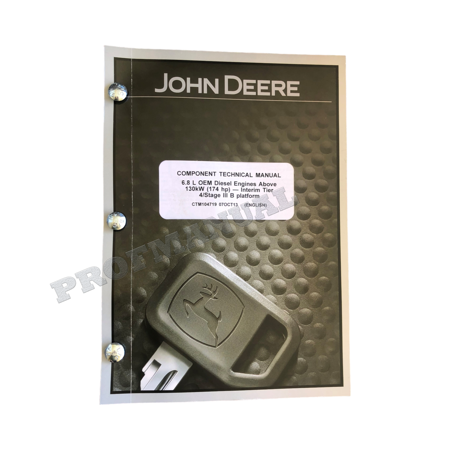 John Deere 6068 6,8-l-Motor Level 21 ECU Servicehandbuch