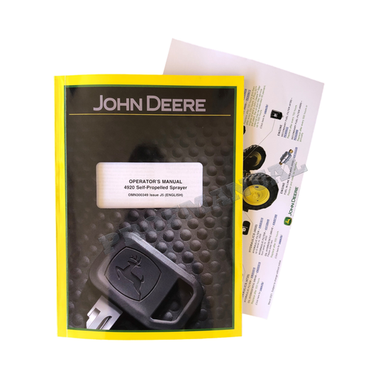 JOHN DEERE 4920 SPRAYER OPERATORS MANUAL + !BONUS!