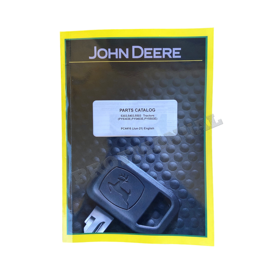 MANUEL DU CATALOGUE DES PIÈCES DE RECHANGE POUR TRACTEUR JOHN DEERE 5303 5403 5503 #1 