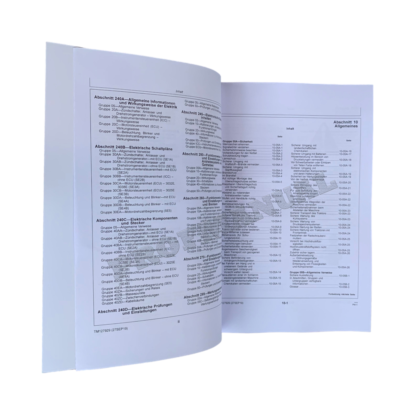 JOHN DEERE 3038E 3032E 3036E 3038E KOMPAKTTRAKTOR DIAGNOSE REPARATURHANDBUCH