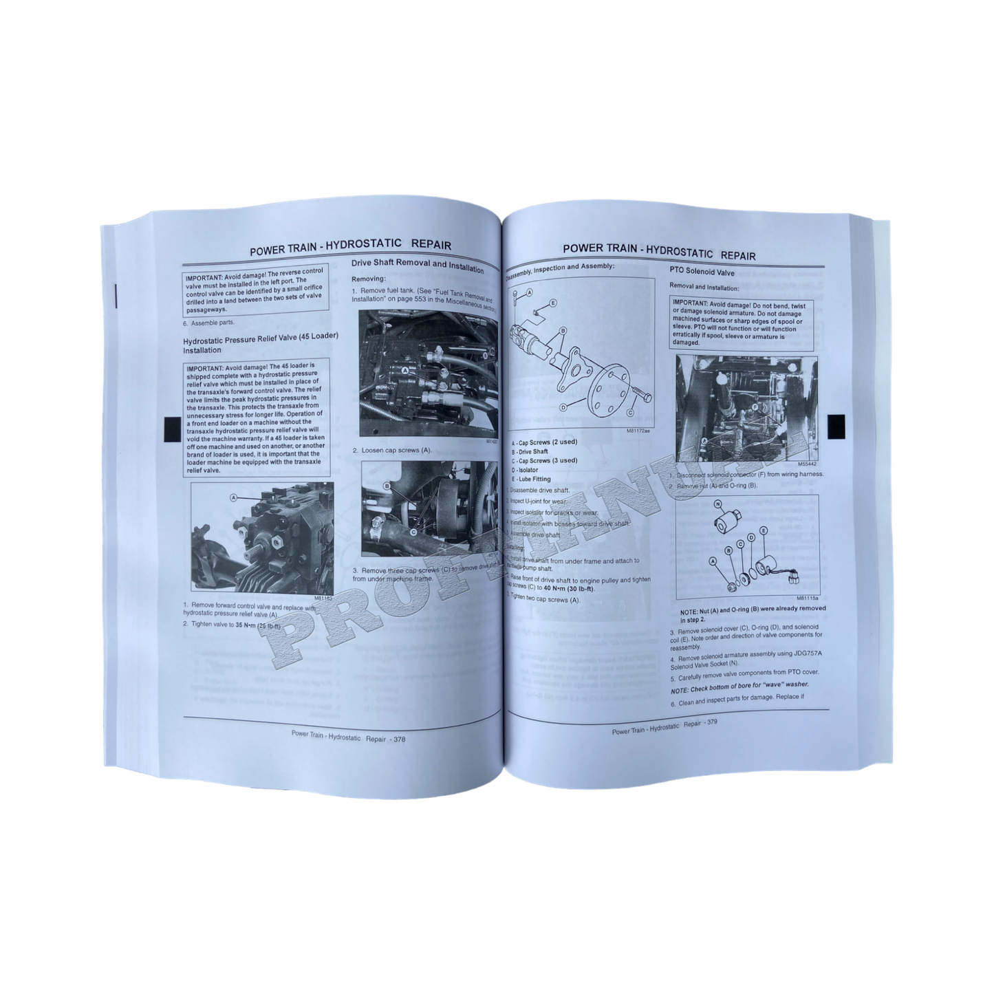 JOHN DEERE X475 X485 X465 X575 X585 TRAKTOR SERVICEHANDBUCH 