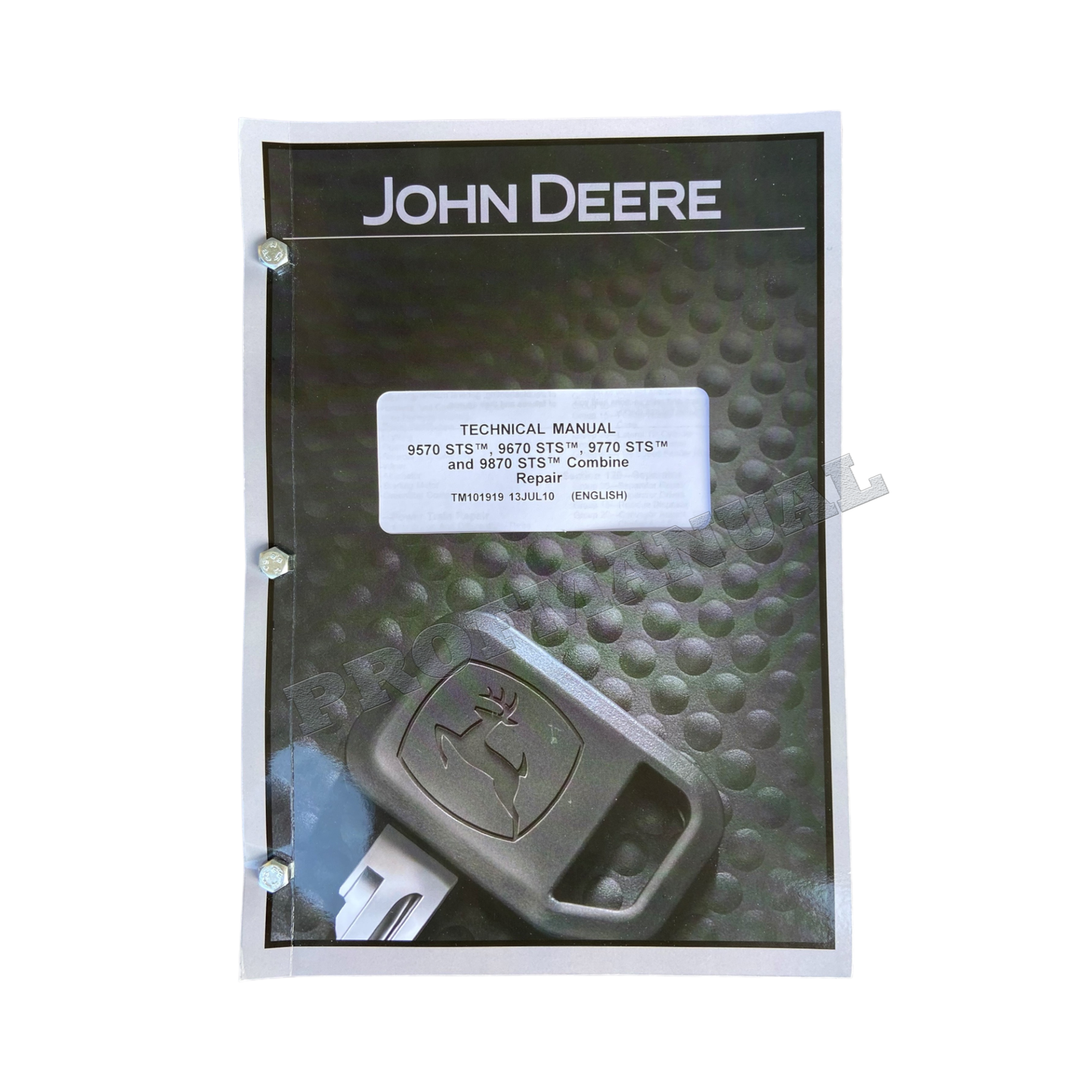 JOHN DEERE 9570 STS 9670 STS 9770 STS 9870 COMBINE REPAIR SERVICE MANUAL + BONUS!