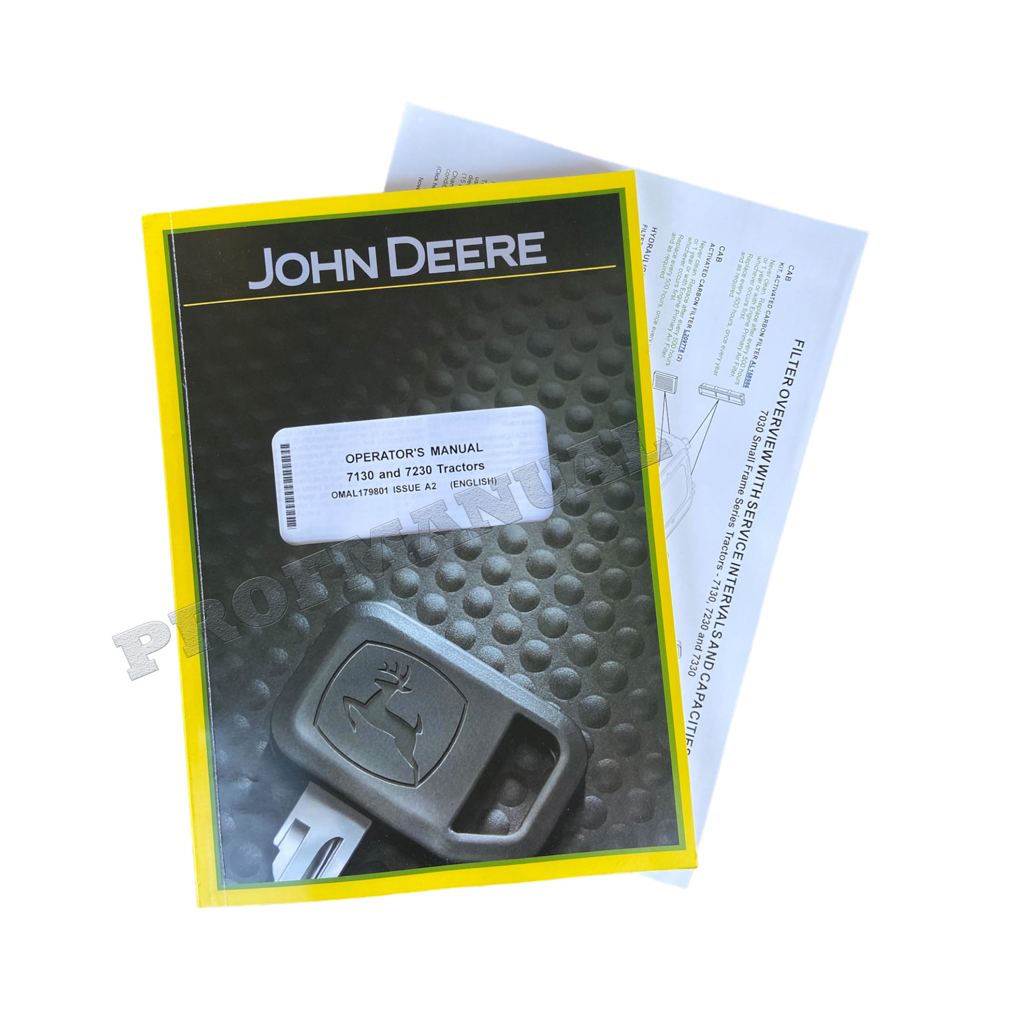 JOHN DEERE 7130 7230 TRACTOR OPERATORS MANUAL + !BONUS!