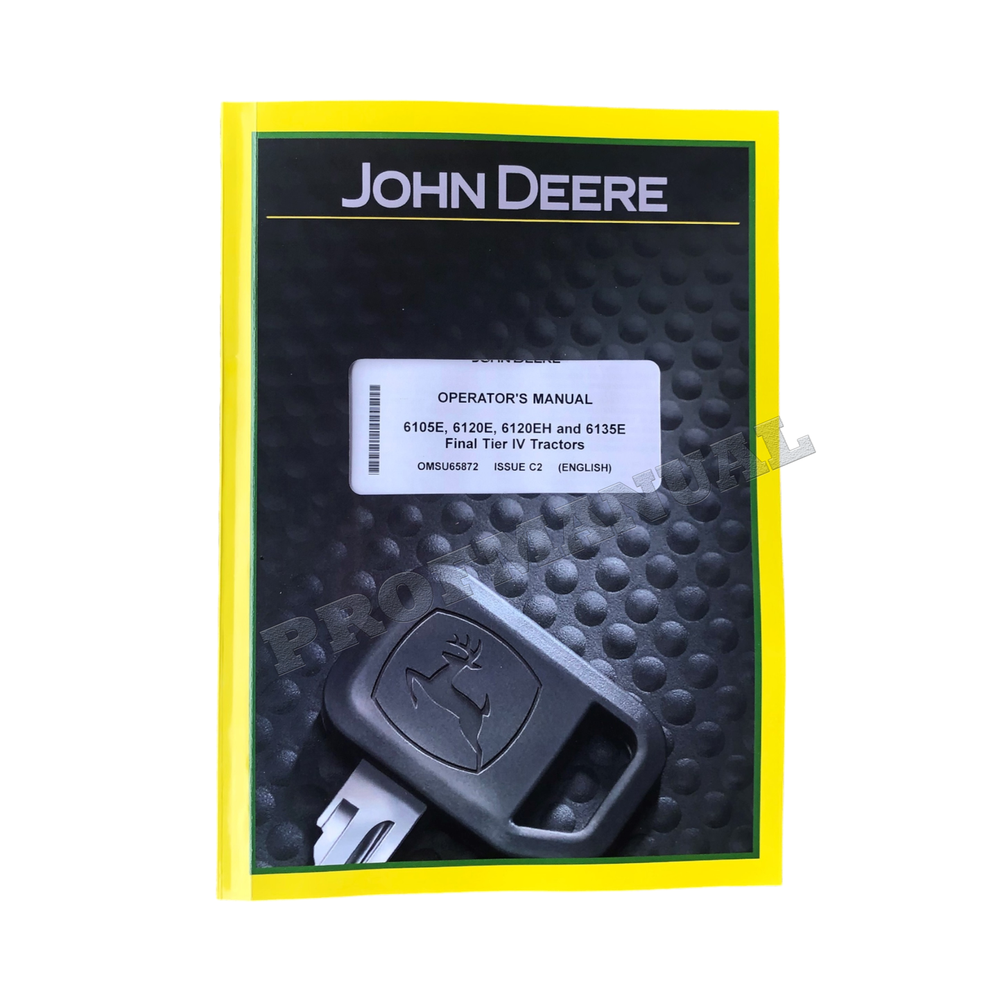 JOHN DEERE 6120E 6120EH 6135E 6105E TRACTOR OPERATORS MANUAL