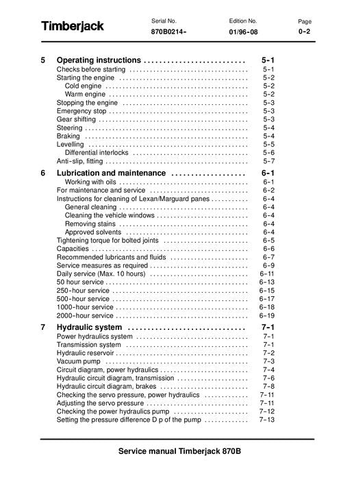 JOHN DEERE 870B WHEELED HARVESTER SERVICE REPAIR MANUAL