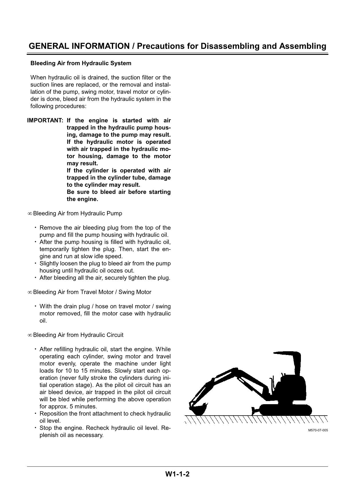 Hitachi EX33U Excavator Workshop Repair Service manual