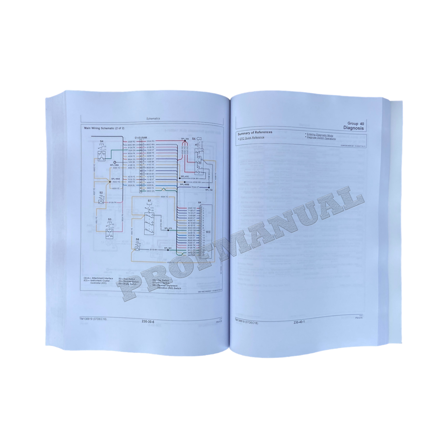 JOHN DEERE X570 X580 X584 TRACTOR SERVICE MANUAL + !BONUS!