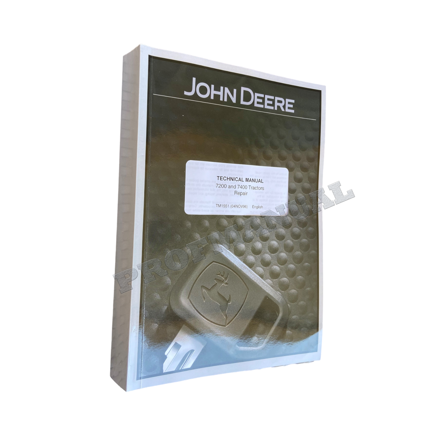 JOHN DEERE 7200 7400 TRACTOR SERVICE MANUAL + !BONUS!