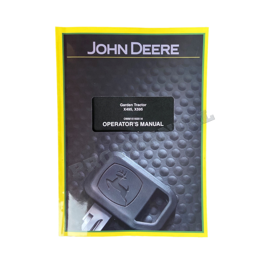 JOHN DEERE X495 X595 TRAKTOR-BETRIEBSHANDBUCH