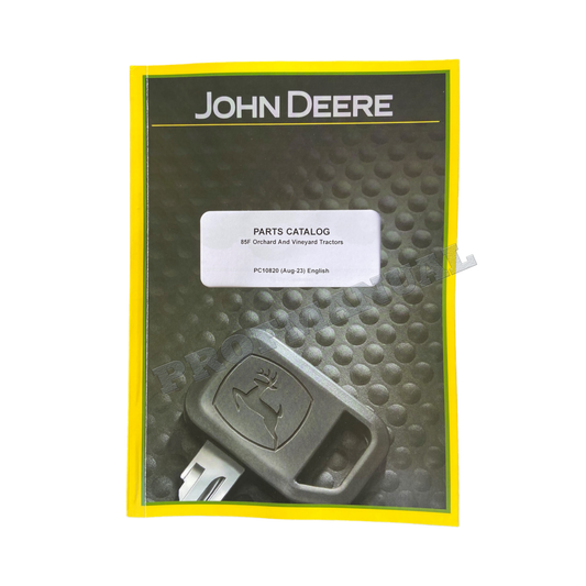 JOHN DEERE 85F TRACTOR PARTS CATALOG MANUAL