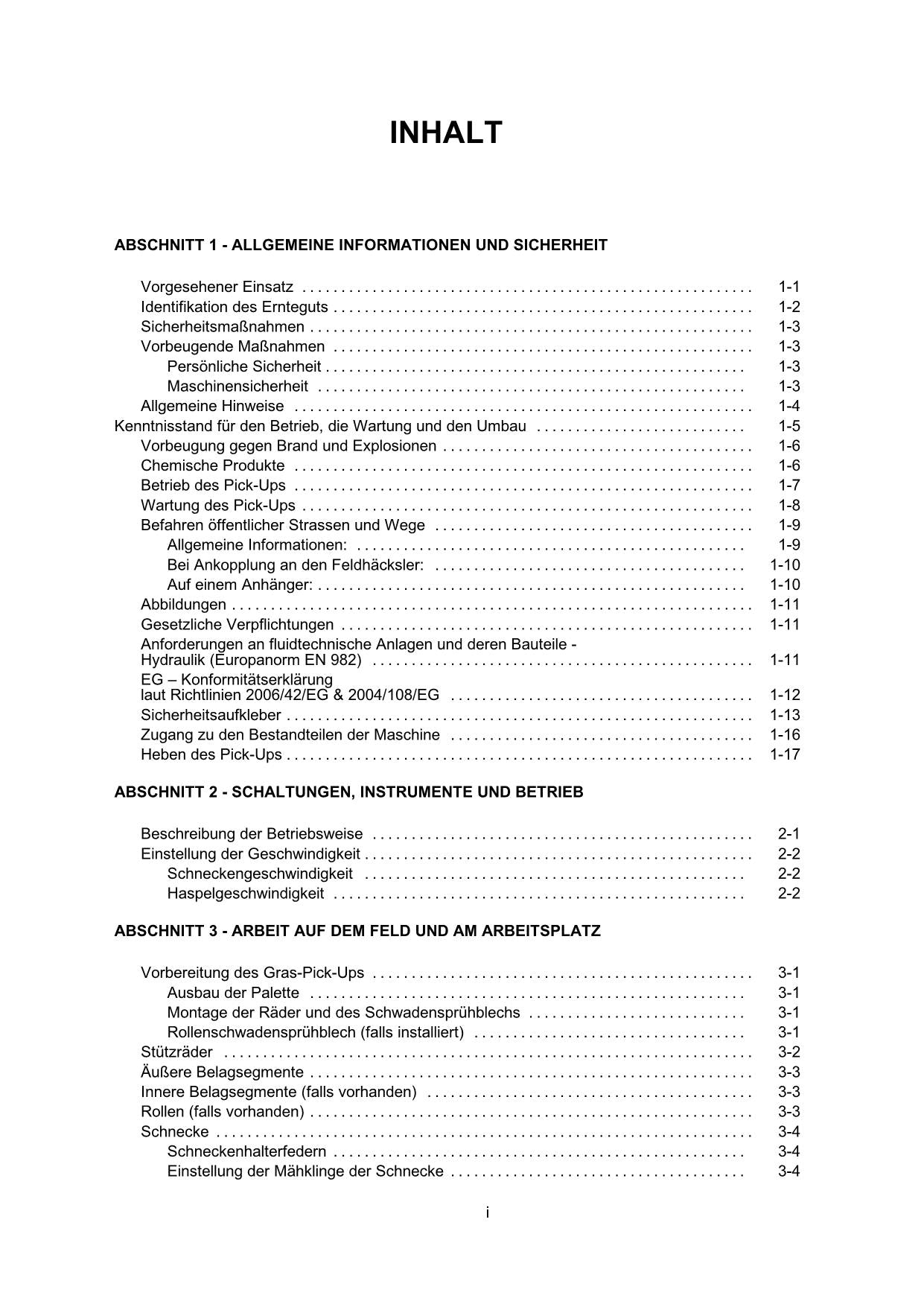 New Holland 270FP 280FP 290FP Schneidwerk Manuel d'instructions