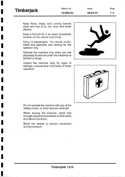 JOHN DEERE 1210 FORWARDER SERVICE REPAIR MANUAL