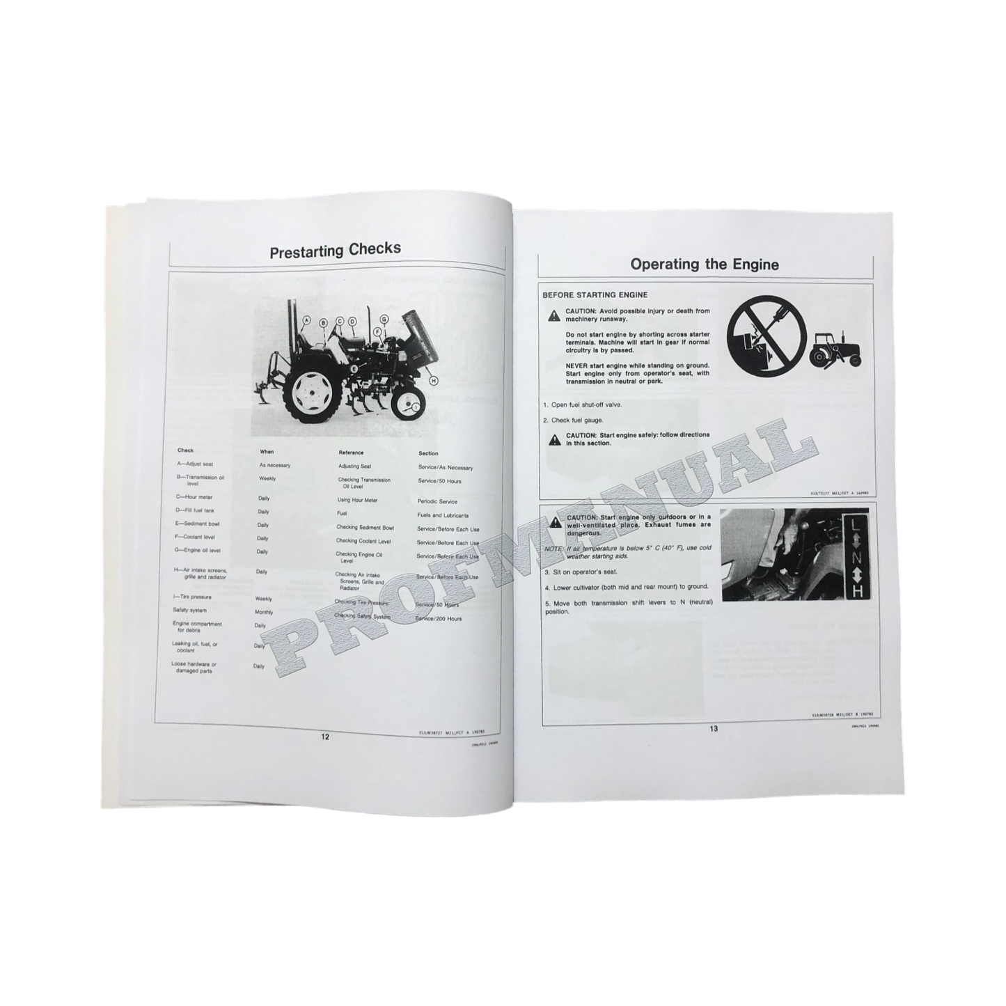 JOHN DEERE 900HC TRACTOR OPERATORS MANUAL