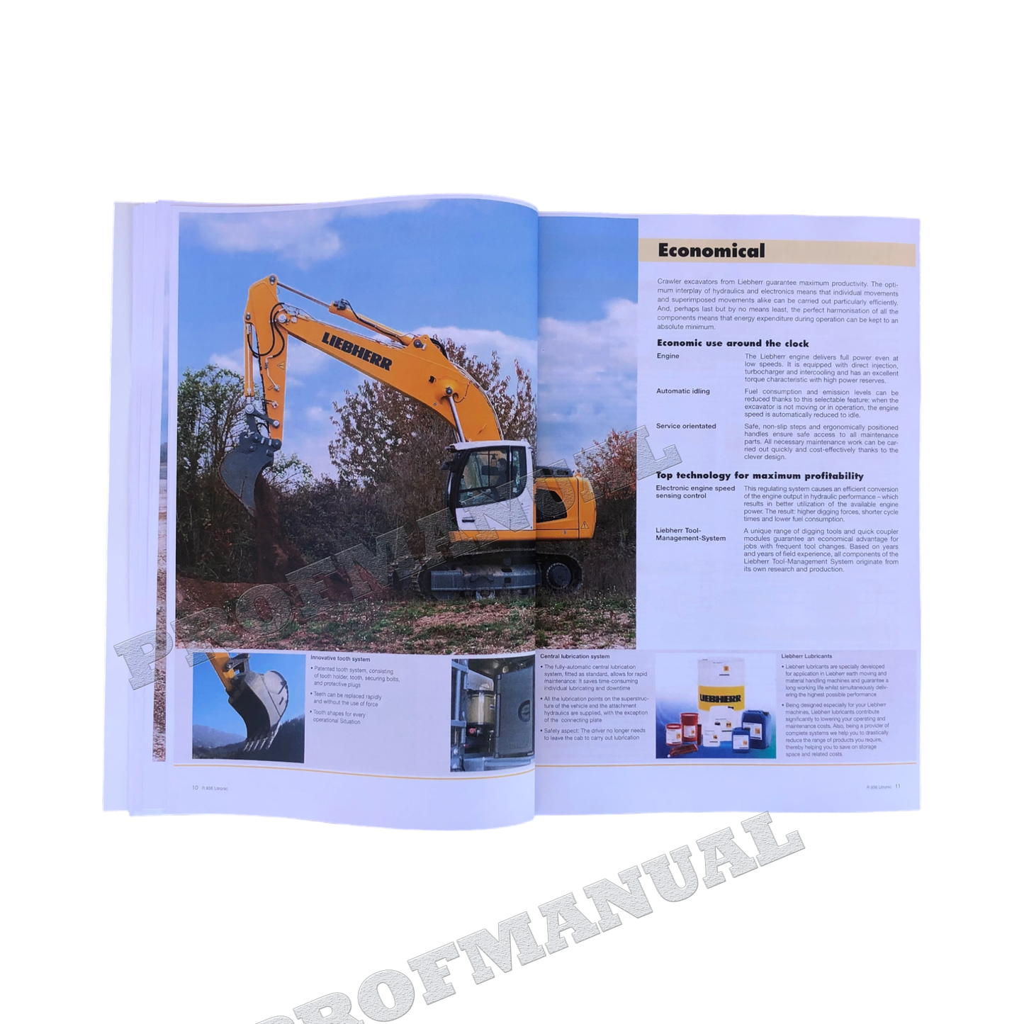 Liebherr R936 Excavator Operators manual