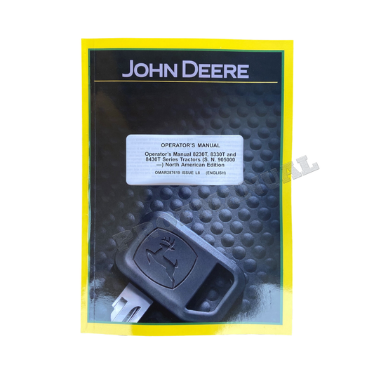 JOHN DEERE 8230T 8330T 8430T TRAKTOR-BETRIEBSHANDBUCH Nr. 2