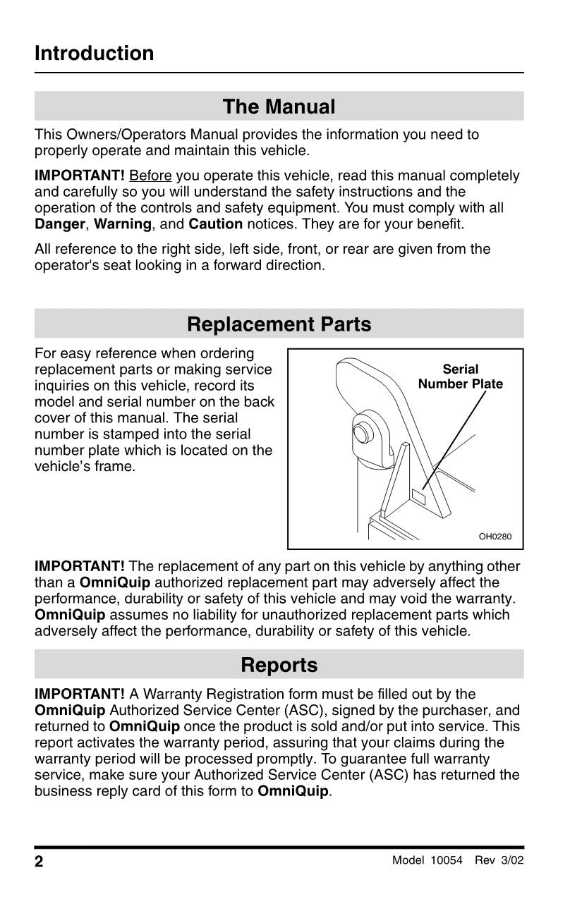 SKYTRAK 10054 Telehandler Maintenance Operation Operators Manual 8990394