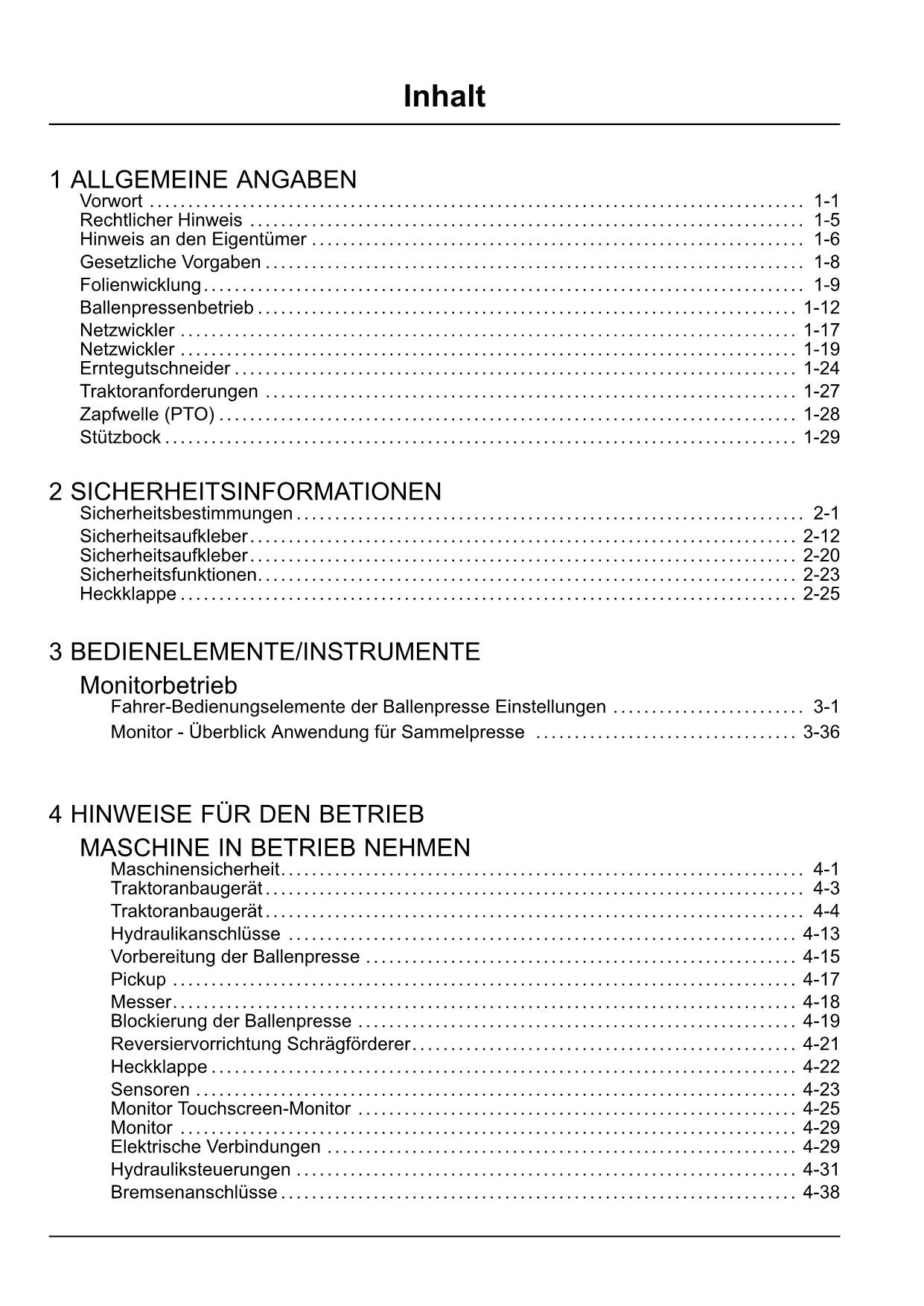 New Holland BR6090 COMBI Rundballenpresse Manuel d'instructions