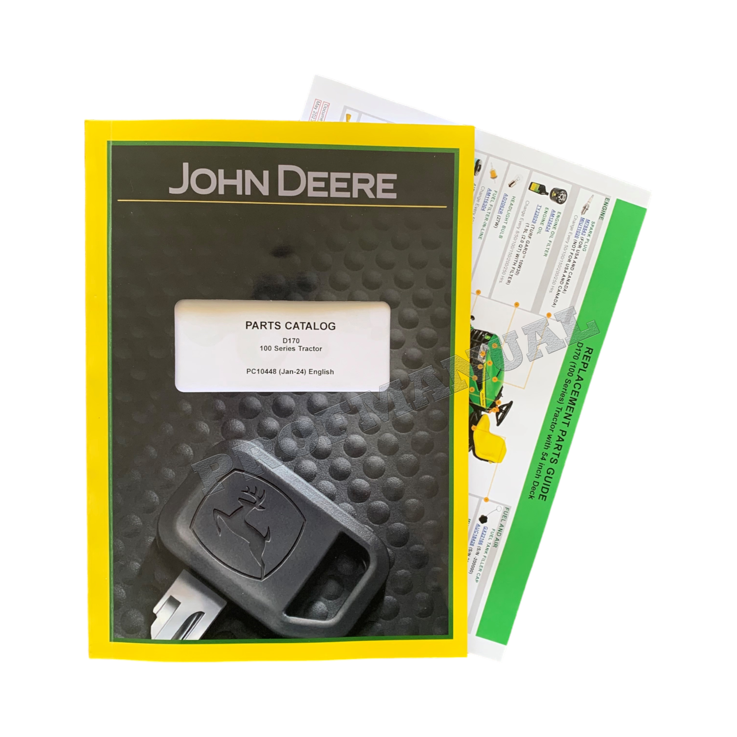 JOHN DEERE D170 TRAKTOR-ERSATZTEILKATALOG-HANDBUCH + !BONUS!