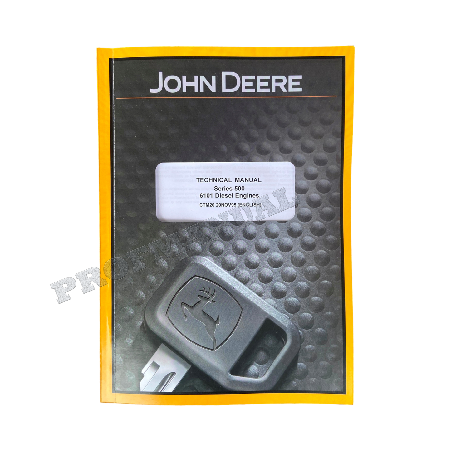 Manuel d'entretien du moteur John Deere série 500 6101 pour tracteur 8560 8760 8960