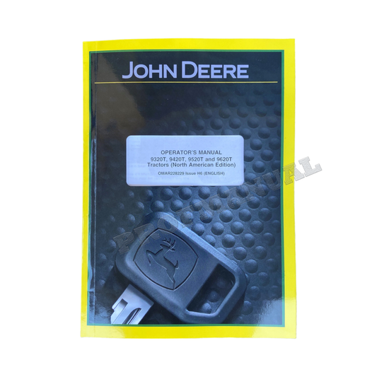 JOHN DEERE 9320T 9520T 9420T 9620T TRAKTOR-BETRIEBSHANDBUCH