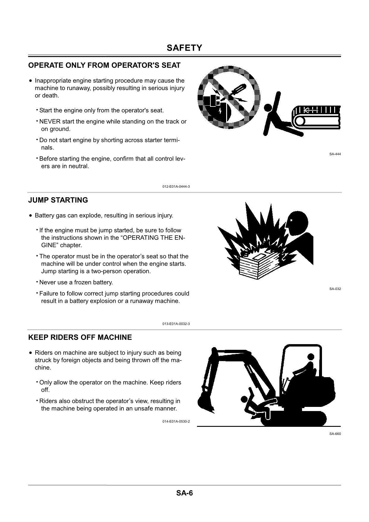 Hitachi ZX16 ZX18 ZX25 Excavator Service Manual with Schemes