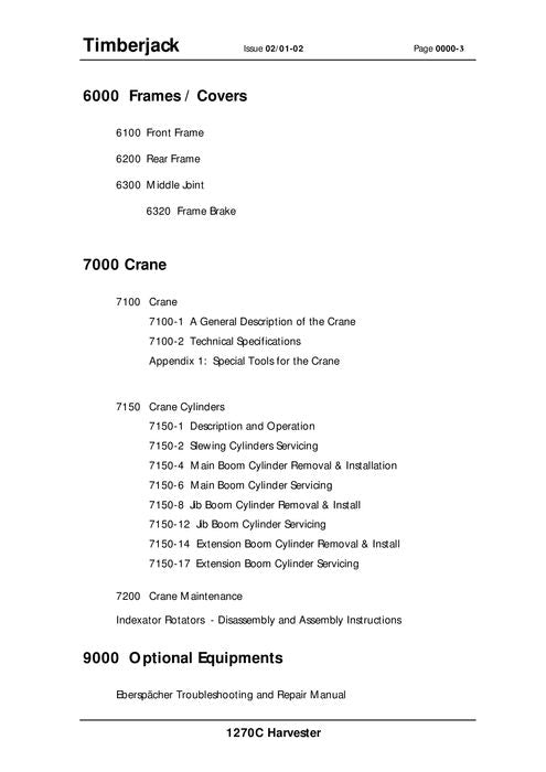 JOHN DEERE 1270C RÄDER-ERNTEMASCHINE SERVICE-REPARATURHANDBUCH sn 01AB2108-