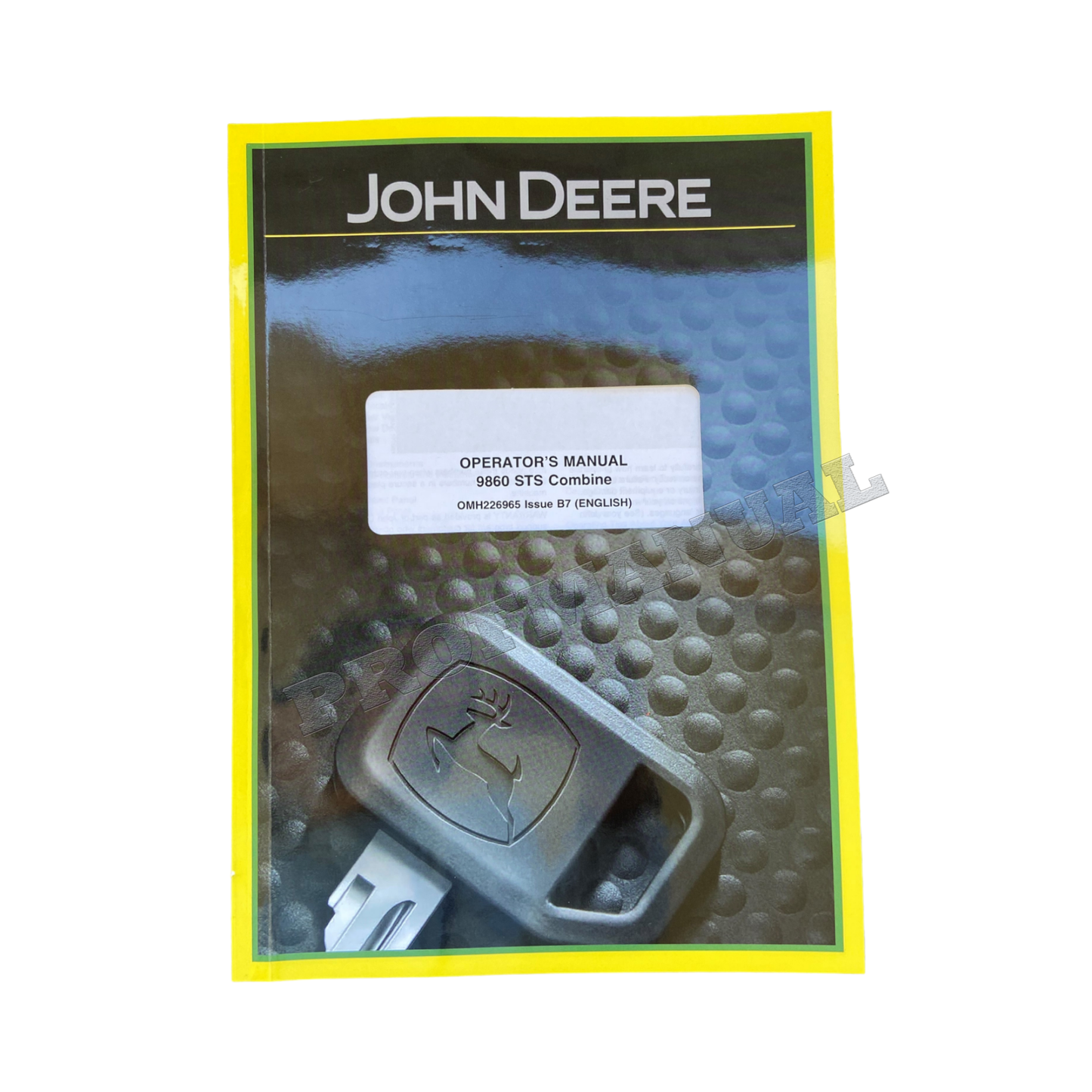 JOHN DEERE 9860 STS MÄHDRESCHER-BEDIENUNGSANLEITUNG + !BONUS! 