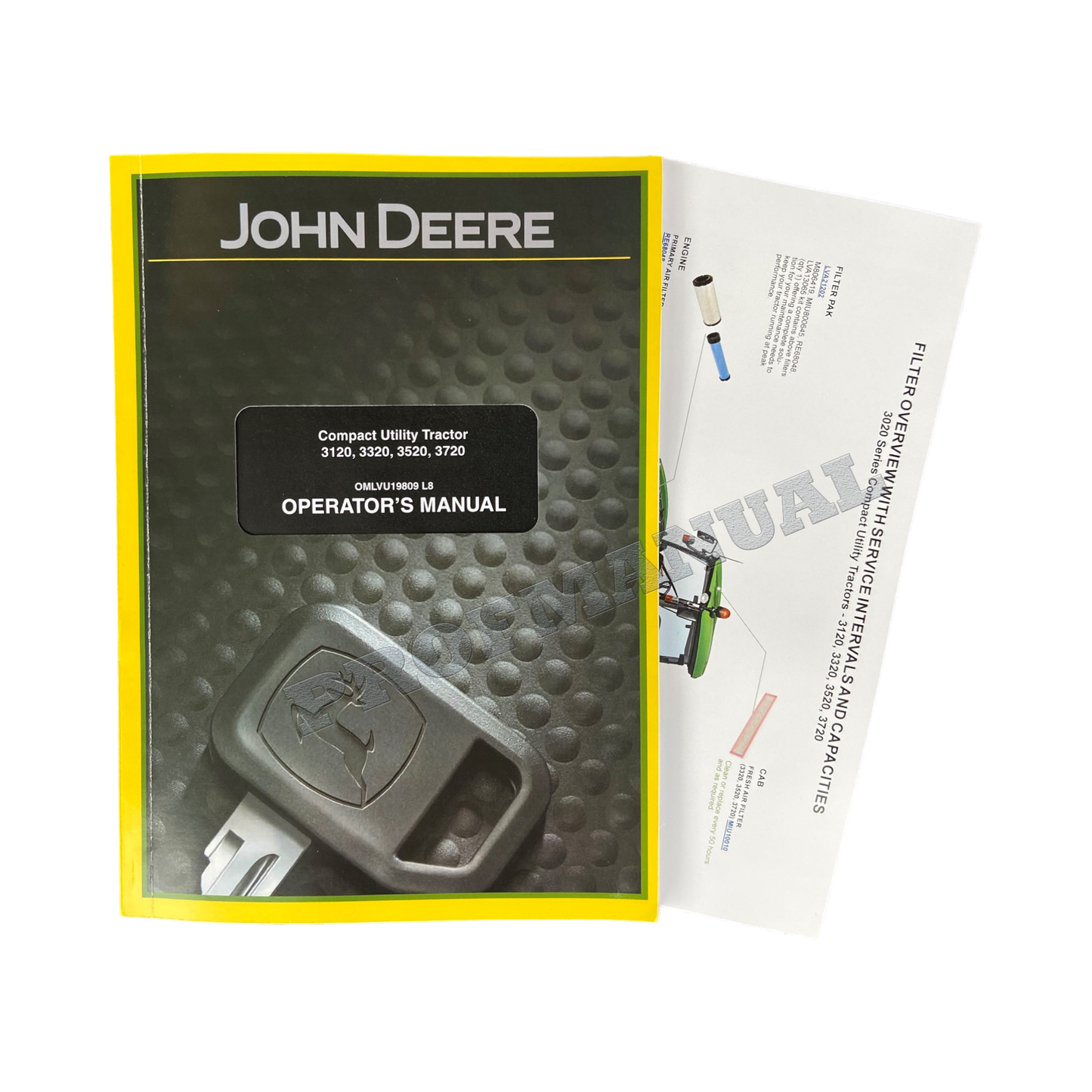 JOHN DEERE 3120 3320 3520 3720 TRACTOR OPERATORS MANUAL + !BONUS! OMLVU19809